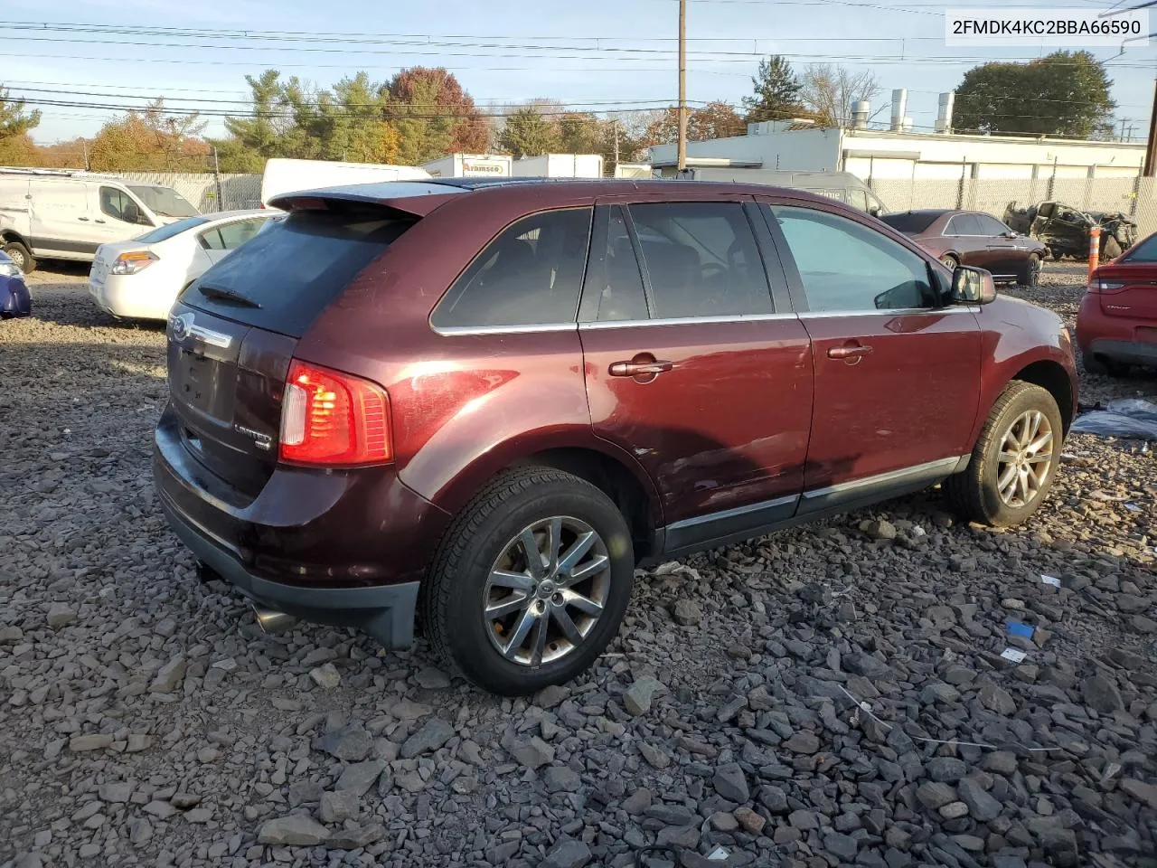 2011 Ford Edge Limited VIN: 2FMDK4KC2BBA66590 Lot: 77381124