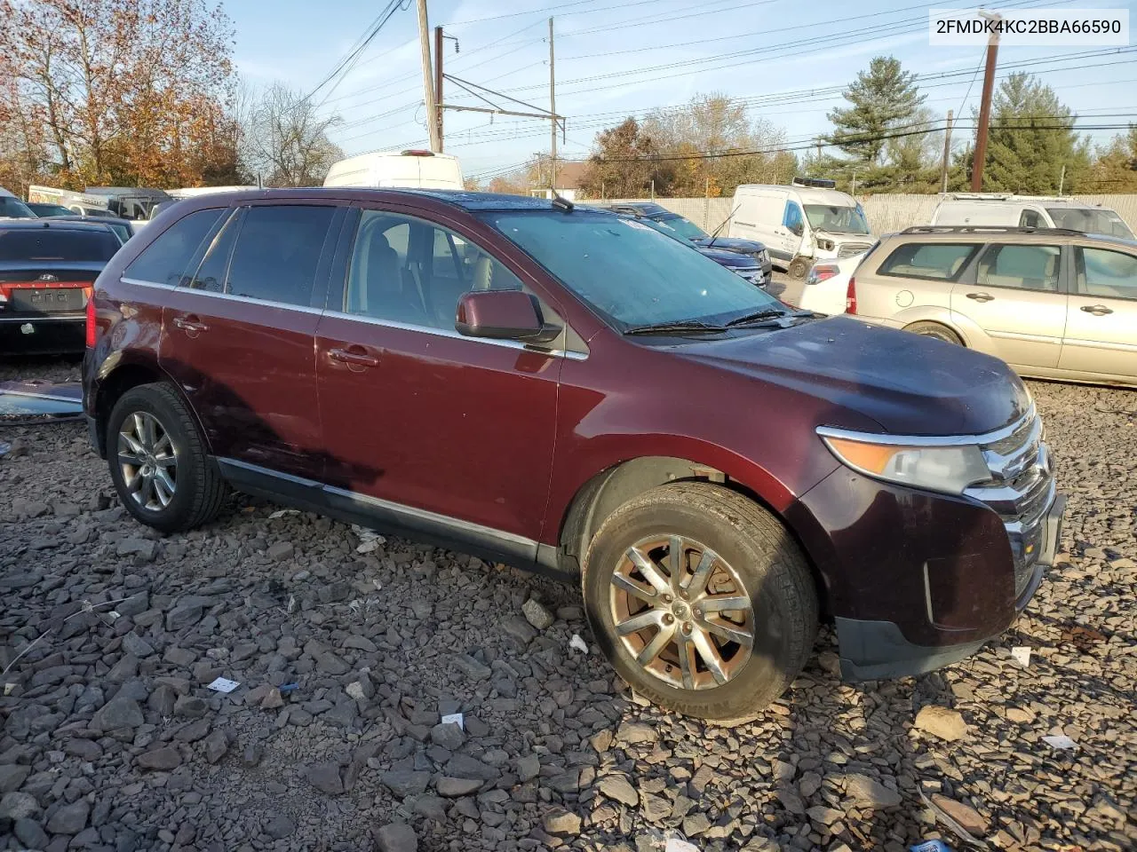 2011 Ford Edge Limited VIN: 2FMDK4KC2BBA66590 Lot: 77381124