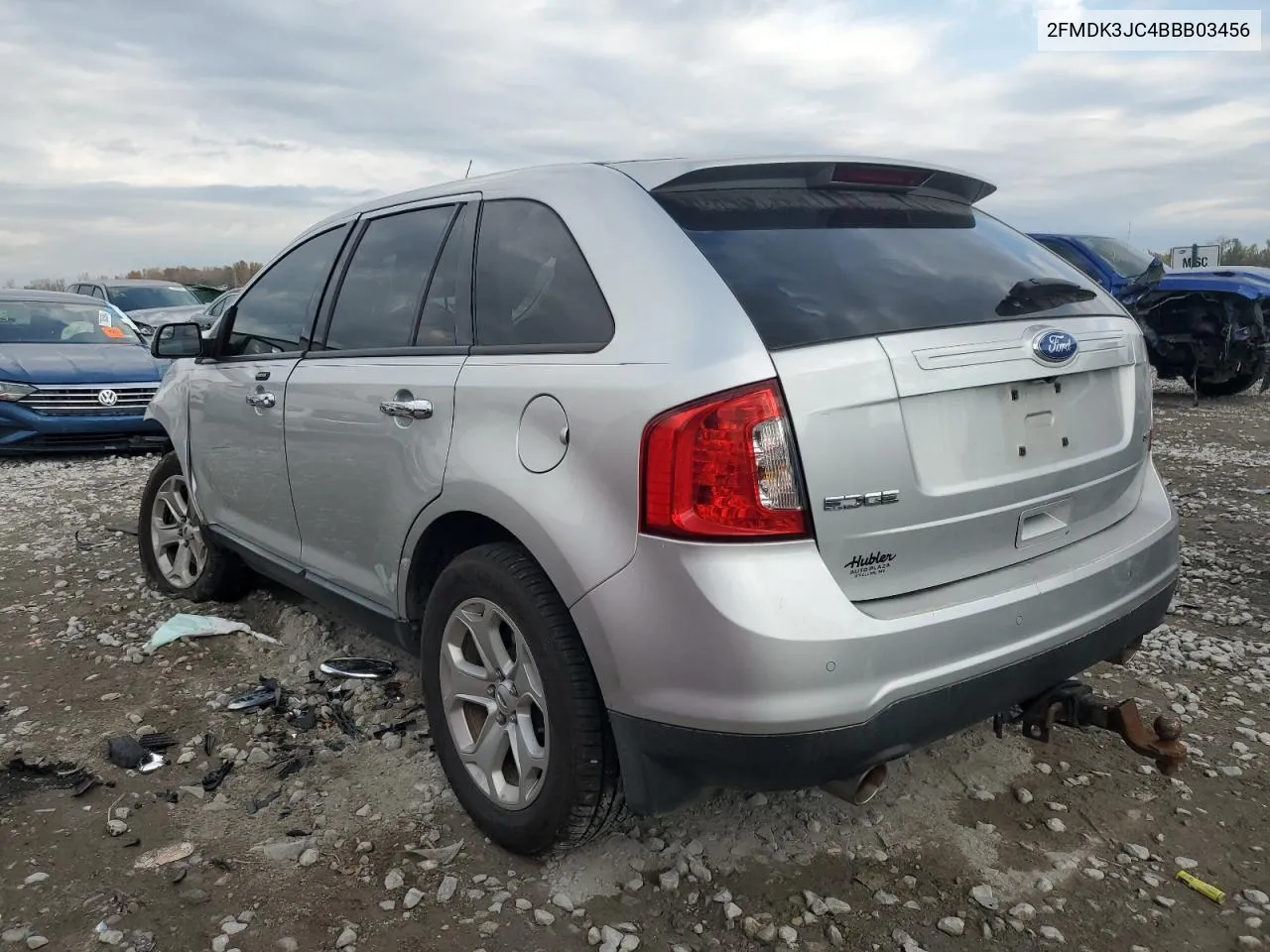 2011 Ford Edge Sel VIN: 2FMDK3JC4BBB03456 Lot: 77884824