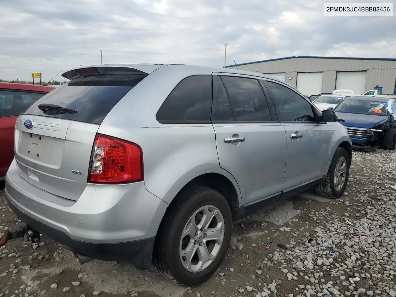 2011 Ford Edge Sel VIN: 2FMDK3JC4BBB03456 Lot: 77884824