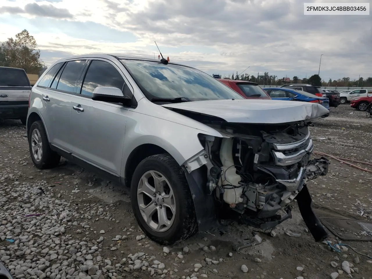 2011 Ford Edge Sel VIN: 2FMDK3JC4BBB03456 Lot: 77884824