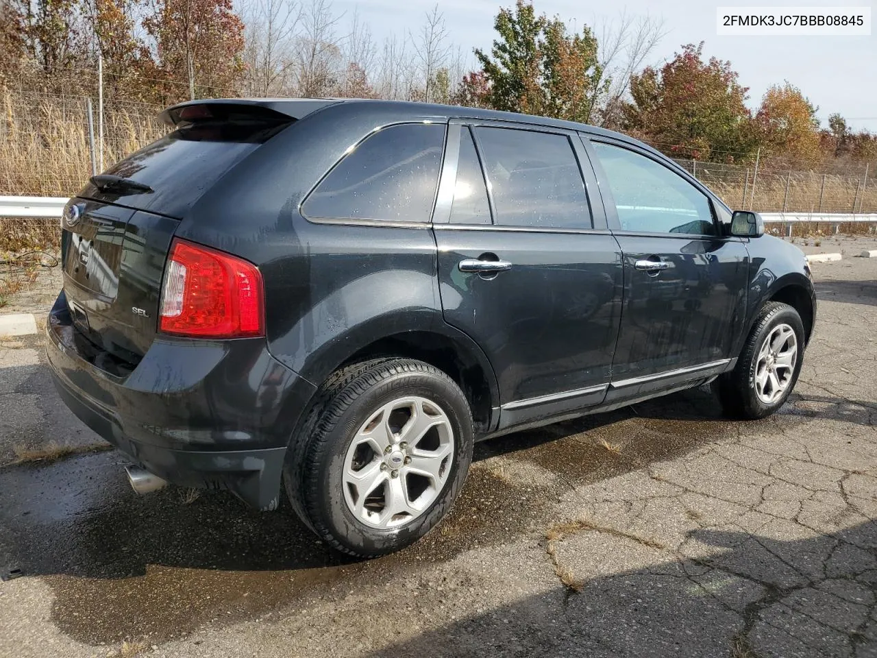 2011 Ford Edge Sel VIN: 2FMDK3JC7BBB08845 Lot: 78052744