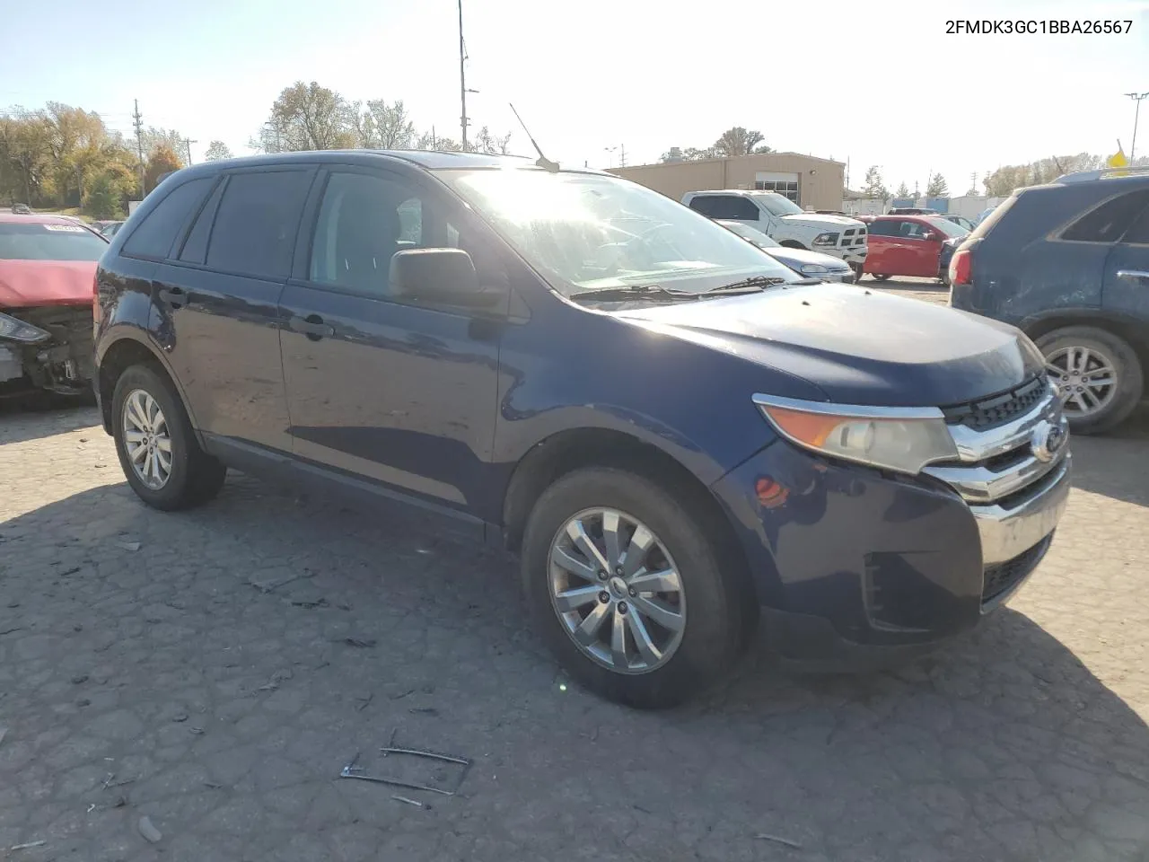 2011 Ford Edge Se VIN: 2FMDK3GC1BBA26567 Lot: 78208694