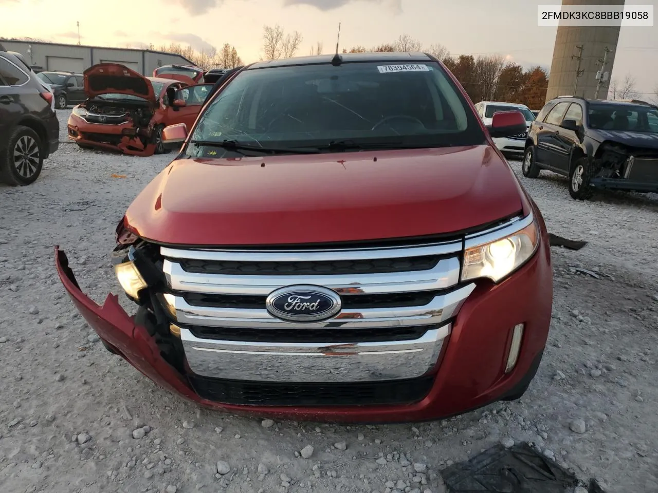 2011 Ford Edge Limited VIN: 2FMDK3KC8BBB19058 Lot: 78394564