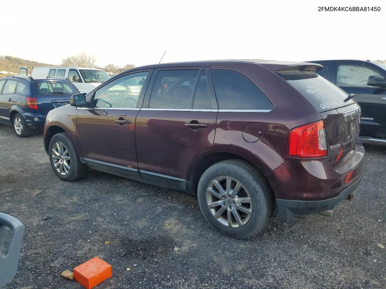 2011 Ford Edge Limited VIN: 2FMDK4KC6BBA81450 Lot: 78461274