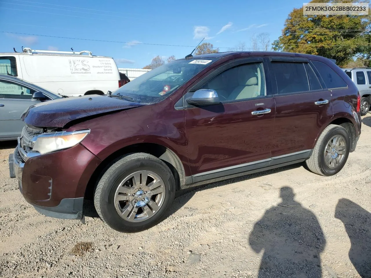 2011 Ford Edge Se VIN: 2FMDK3GC2BBB02233 Lot: 78593444