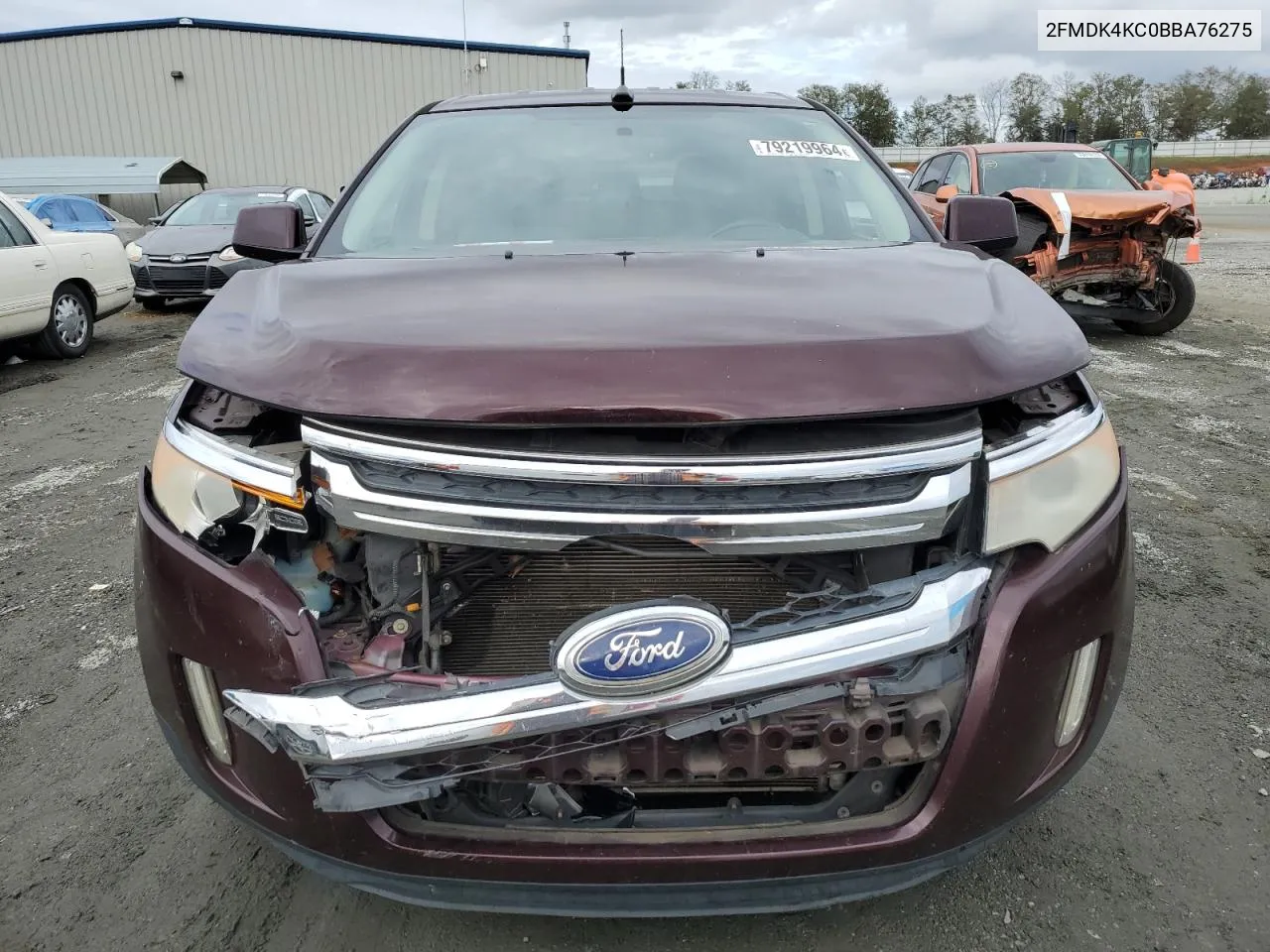 2011 Ford Edge Limited VIN: 2FMDK4KC0BBA76275 Lot: 79219964