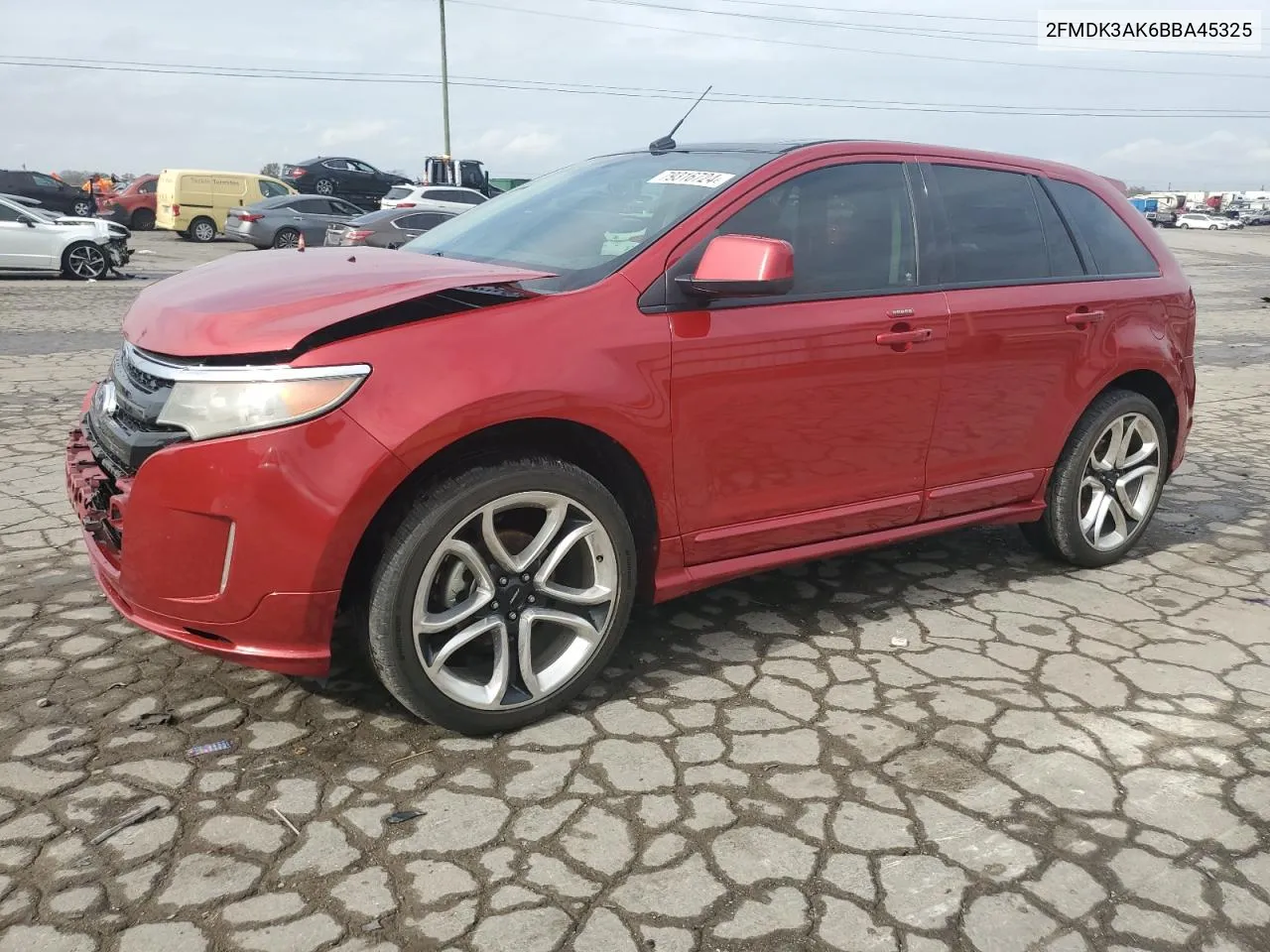 2011 Ford Edge Sport VIN: 2FMDK3AK6BBA45325 Lot: 79316724