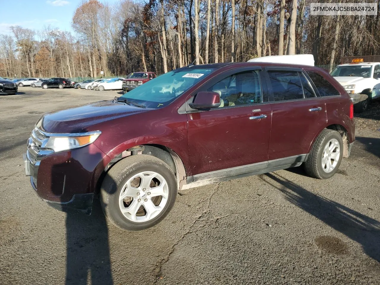 2011 Ford Edge Sel VIN: 2FMDK4JC5BBA24724 Lot: 79539094