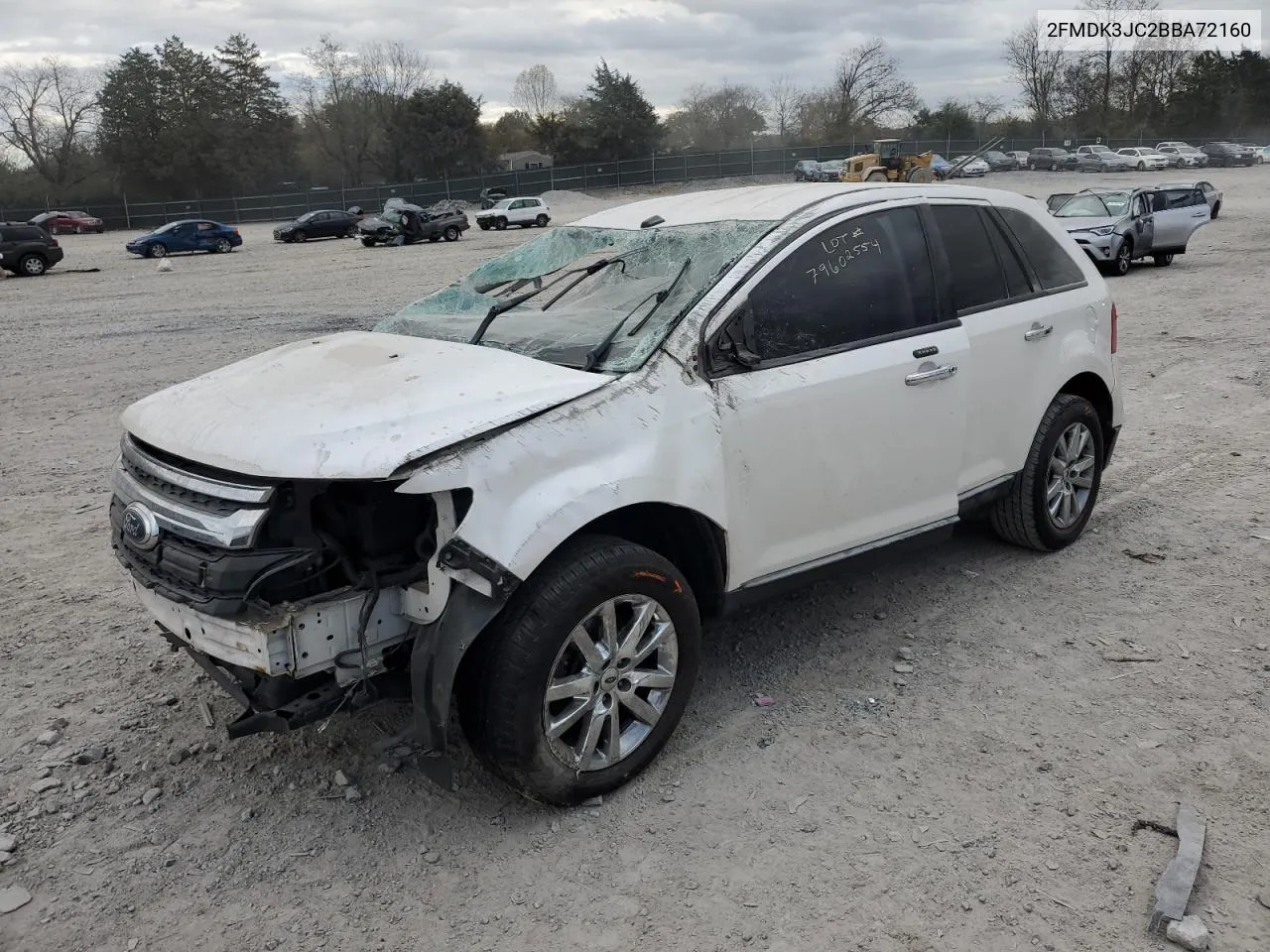 2011 Ford Edge Sel VIN: 2FMDK3JC2BBA72160 Lot: 79602554