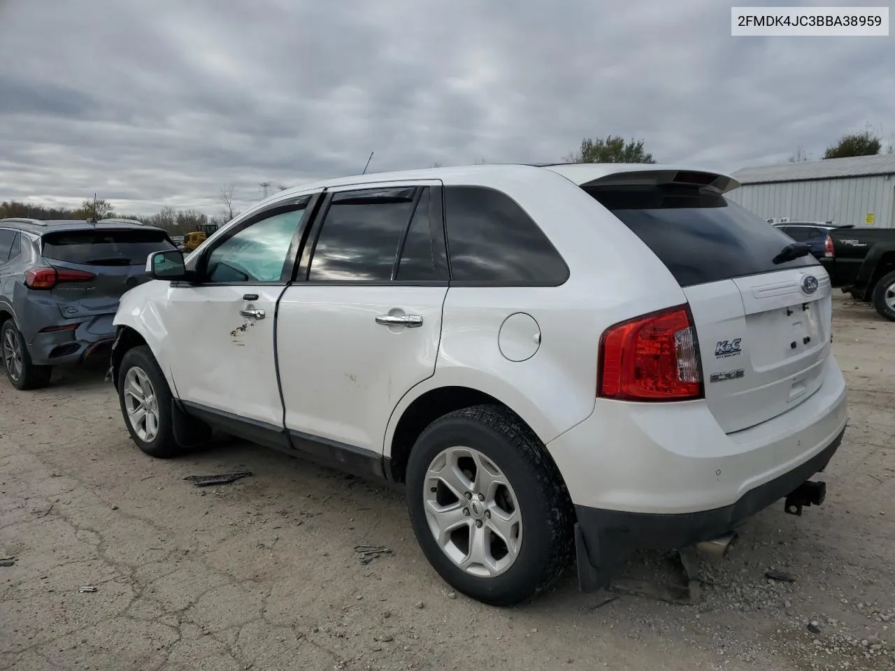 2011 Ford Edge Sel VIN: 2FMDK4JC3BBA38959 Lot: 80334924