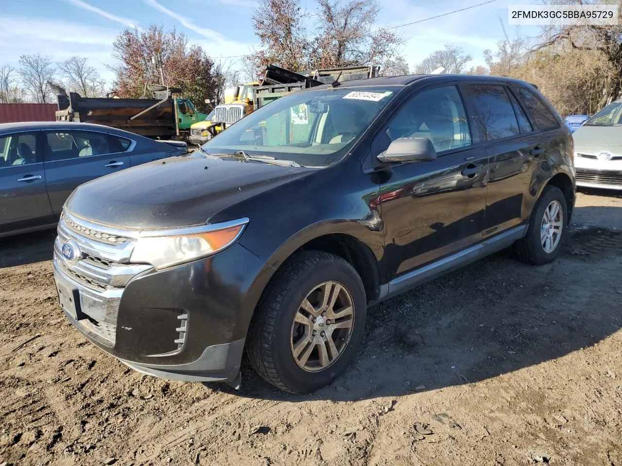 2FMDK3GC5BBA95729 2011 Ford Edge Se