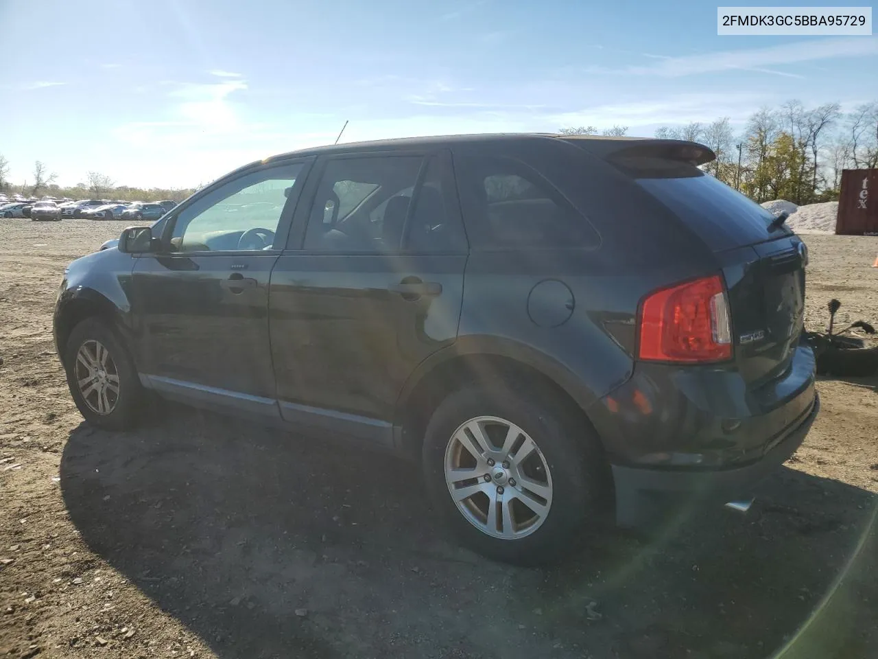 2FMDK3GC5BBA95729 2011 Ford Edge Se