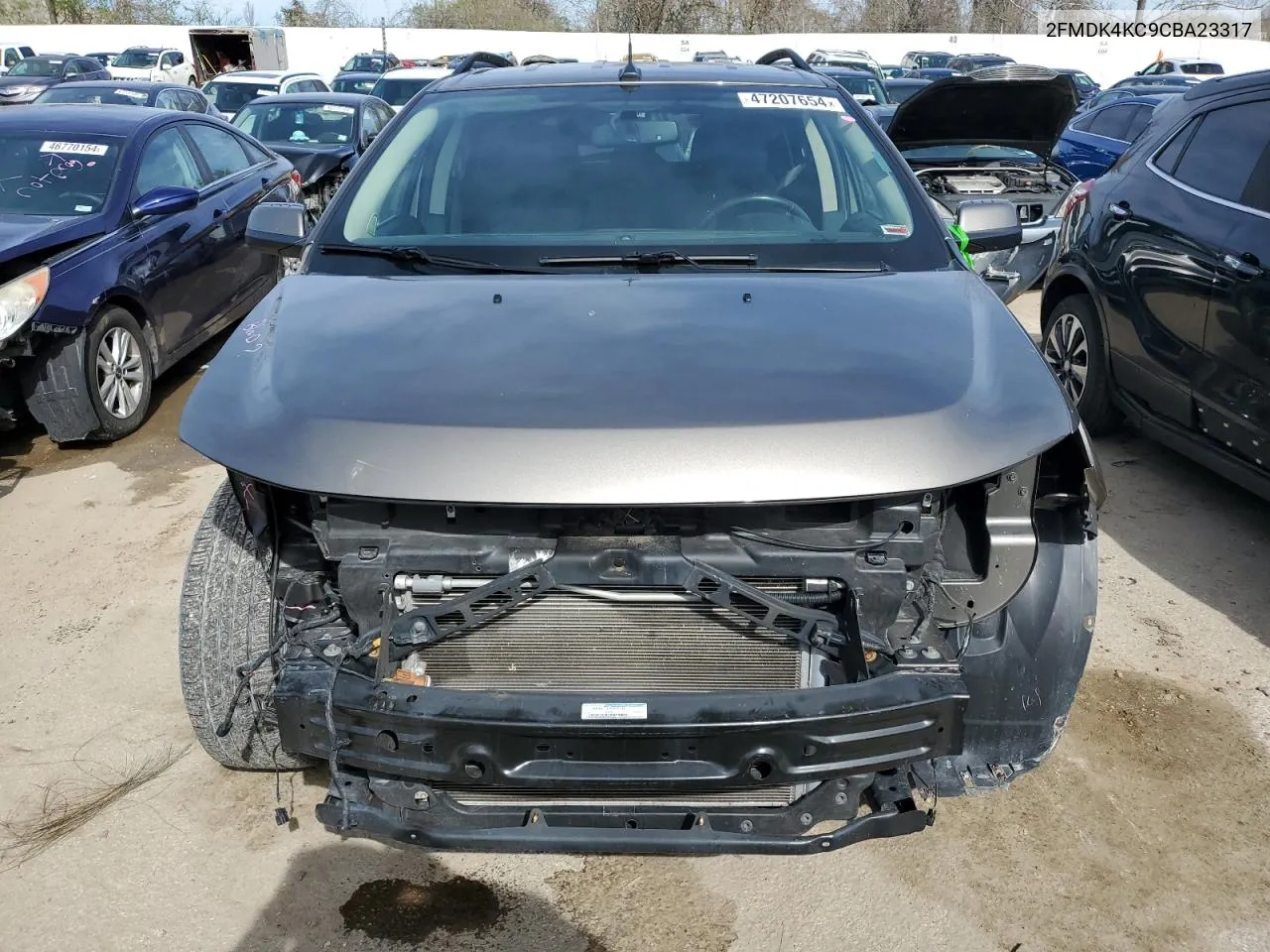 2012 Ford Edge Limited VIN: 2FMDK4KC9CBA23317 Lot: 47207654