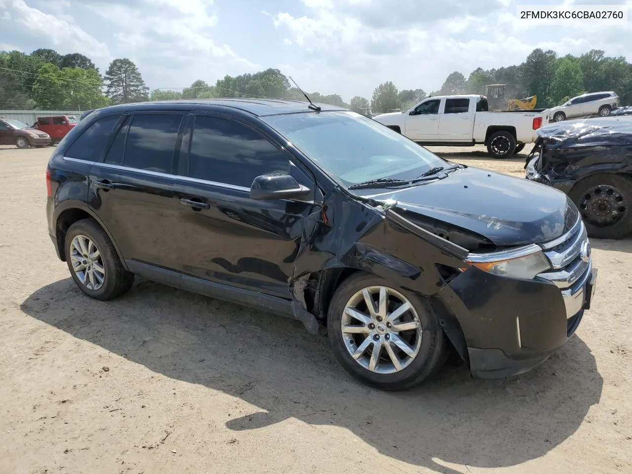 2012 Ford Edge Limited VIN: 2FMDK3KC6CBA02760 Lot: 53809264