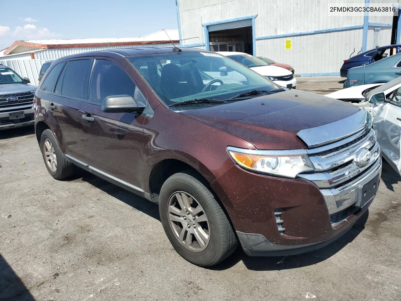 2012 Ford Edge Se VIN: 2FMDK3GC3CBA63816 Lot: 64239744