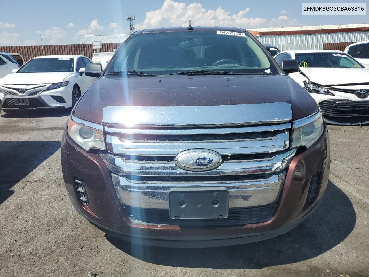 2012 Ford Edge Se VIN: 2FMDK3GC3CBA63816 Lot: 64239744