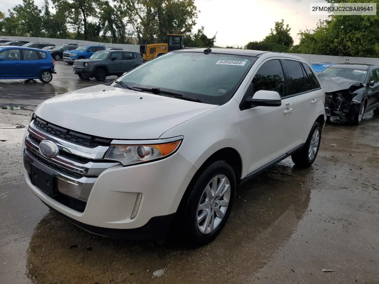 2012 Ford Edge Sel VIN: 2FMDK3JC2CBA89641 Lot: 64945404