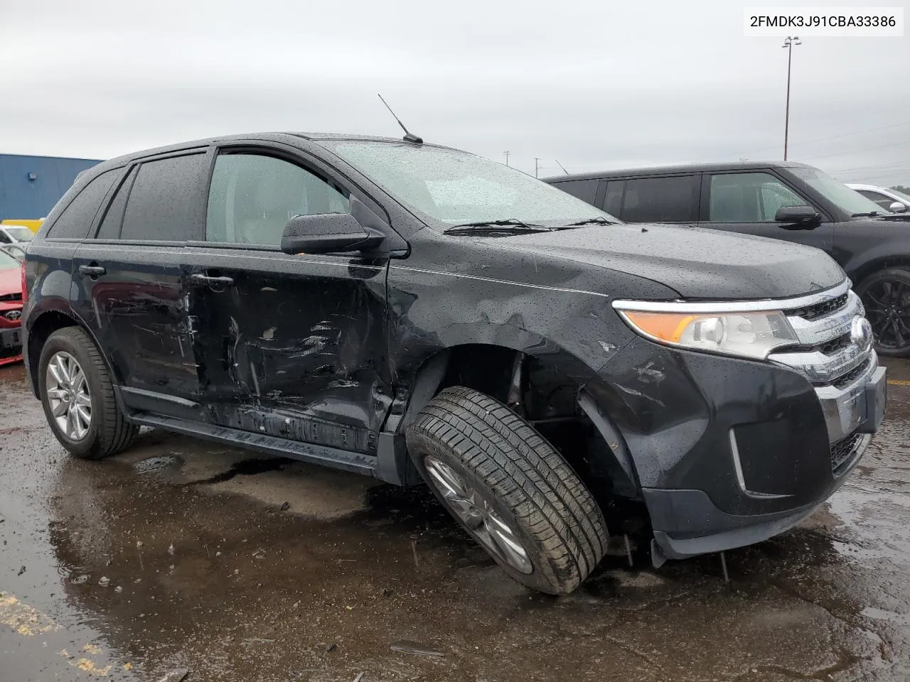 2012 Ford Edge Sel VIN: 2FMDK3J91CBA33386 Lot: 65802934