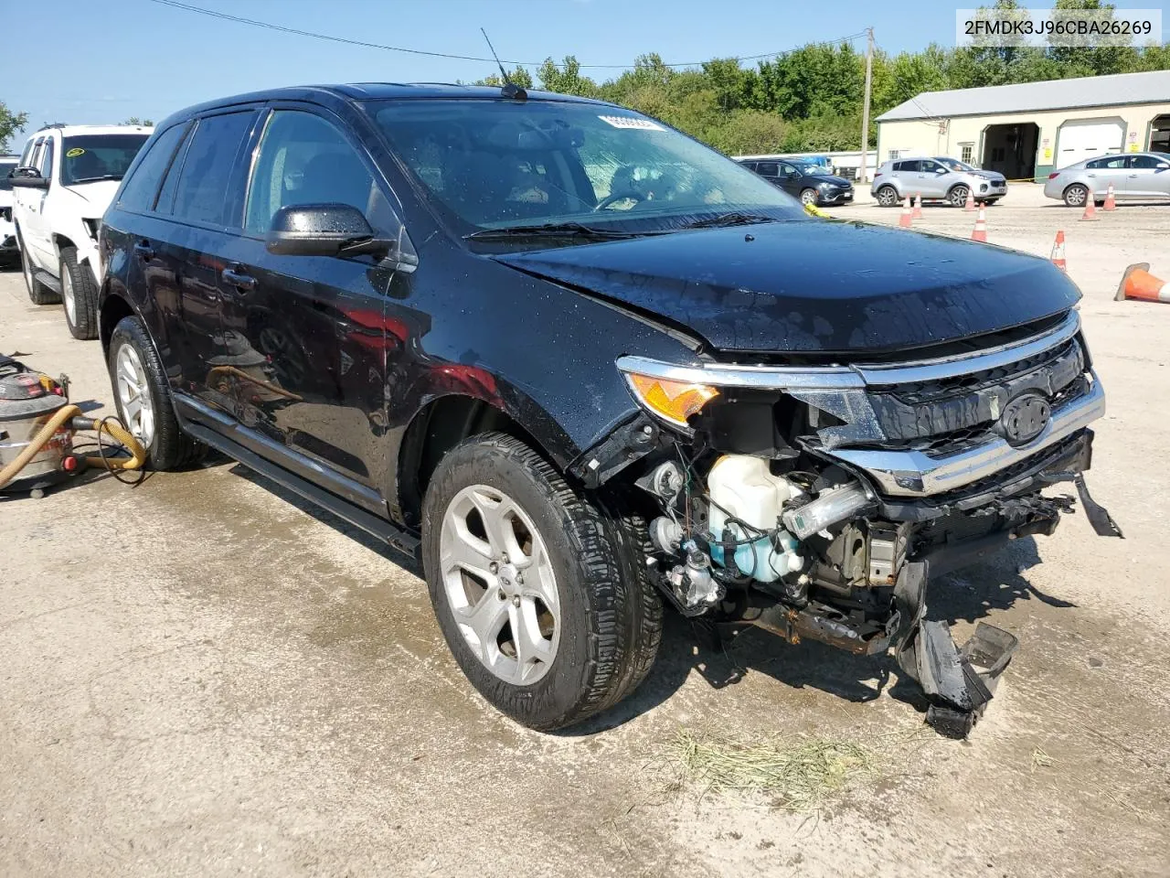 2012 Ford Edge Sel VIN: 2FMDK3J96CBA26269 Lot: 66386224