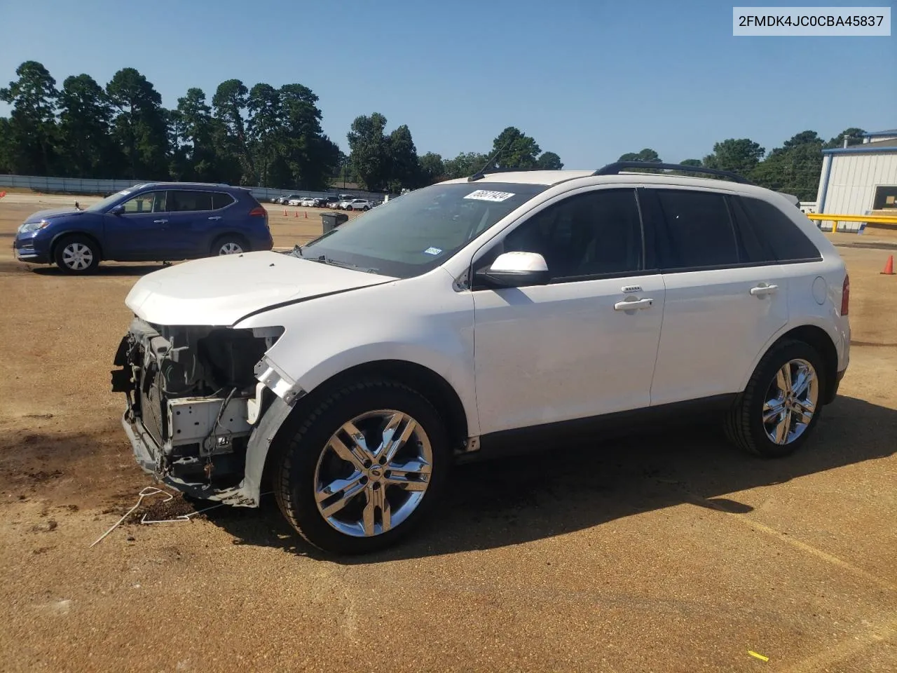 2012 Ford Edge Sel VIN: 2FMDK4JC0CBA45837 Lot: 66571424