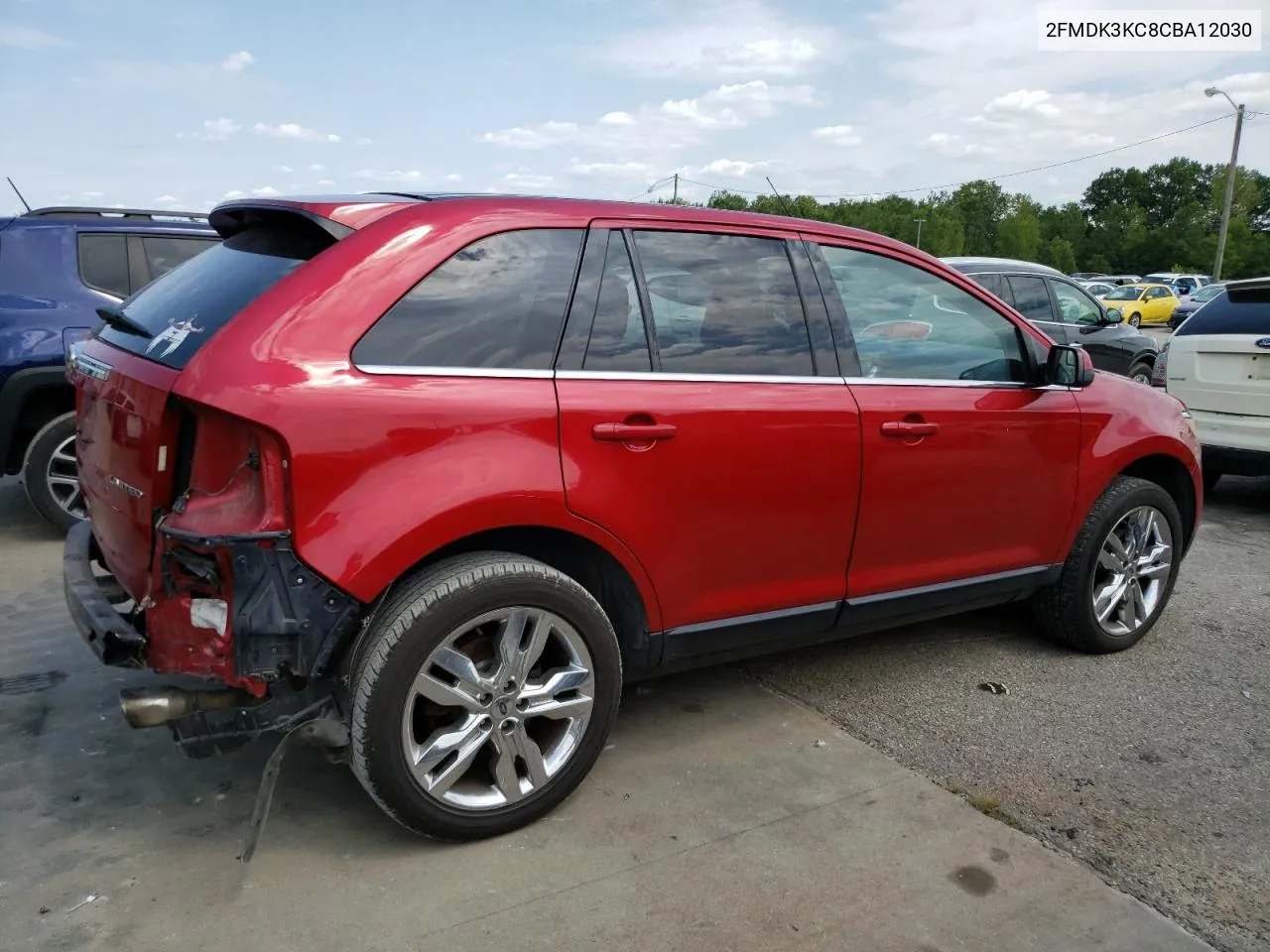 2012 Ford Edge Limited VIN: 2FMDK3KC8CBA12030 Lot: 66613704