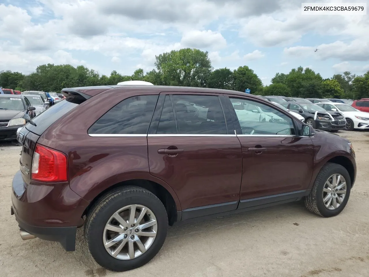 2012 Ford Edge Limited VIN: 2FMDK4KC3CBA59679 Lot: 67092924