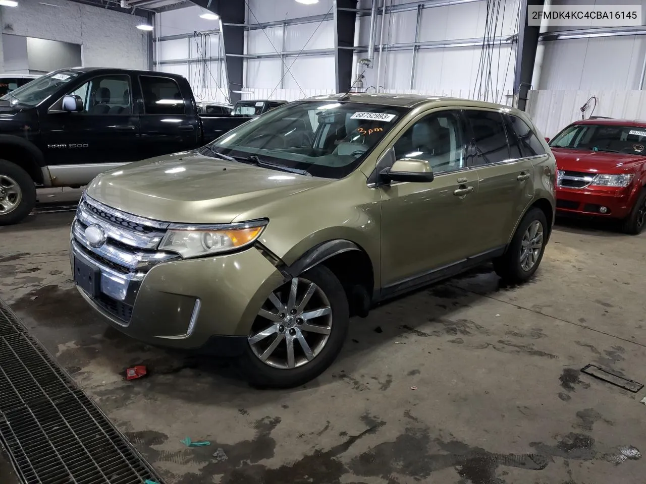 2012 Ford Edge Limited VIN: 2FMDK4KC4CBA16145 Lot: 68752993