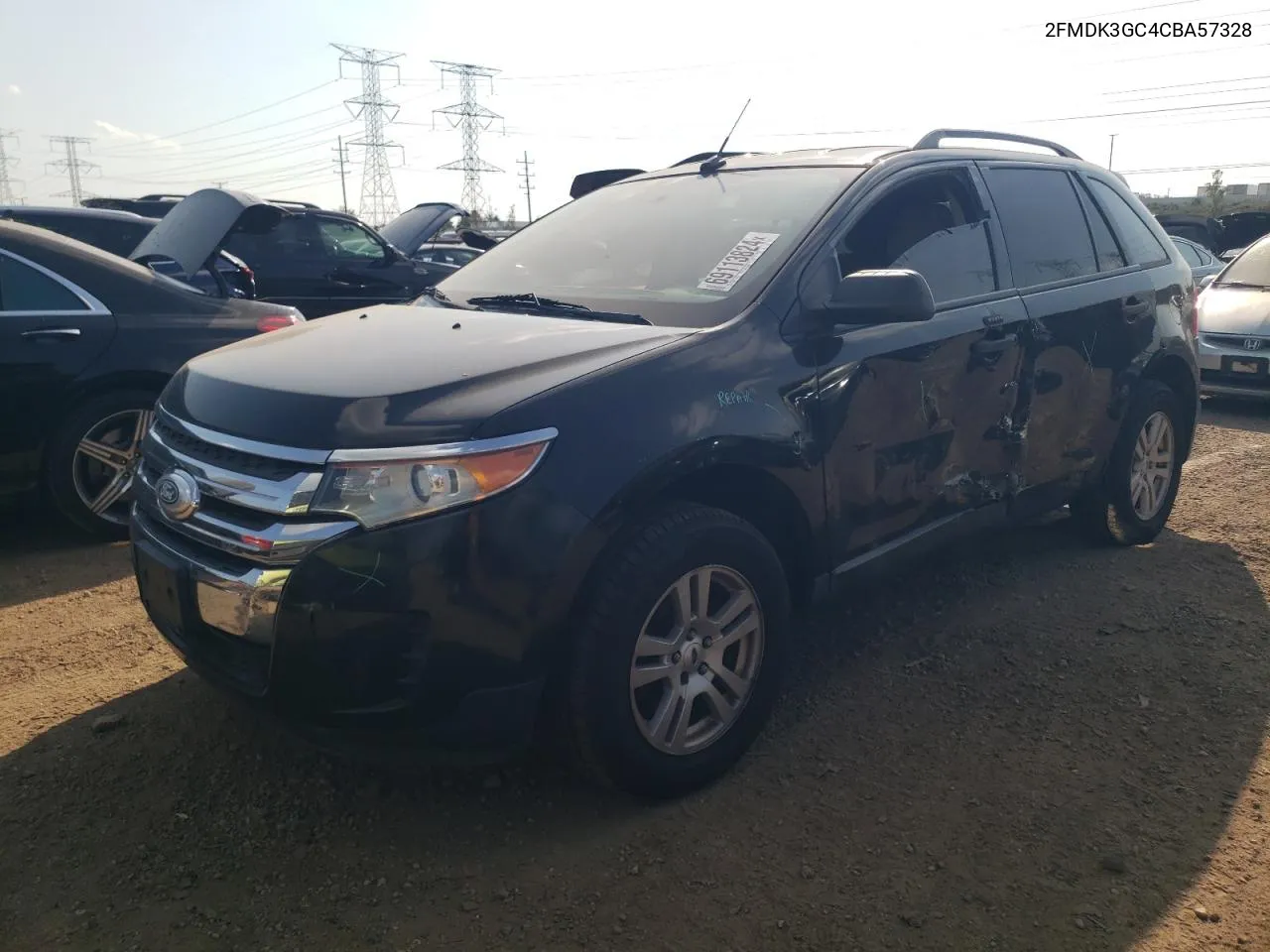 2012 Ford Edge Se VIN: 2FMDK3GC4CBA57328 Lot: 69113824