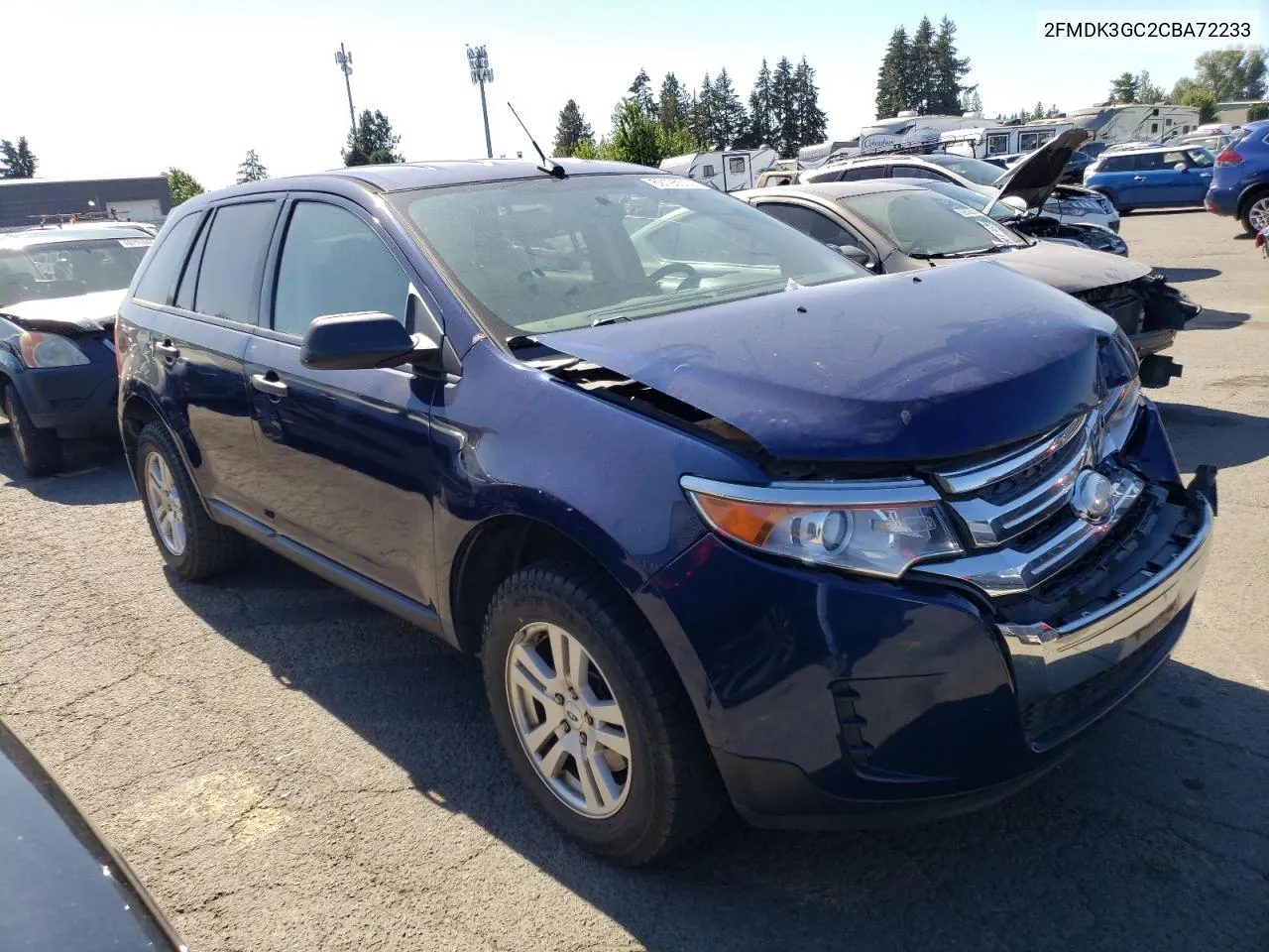 2012 Ford Edge Se VIN: 2FMDK3GC2CBA72233 Lot: 69195514