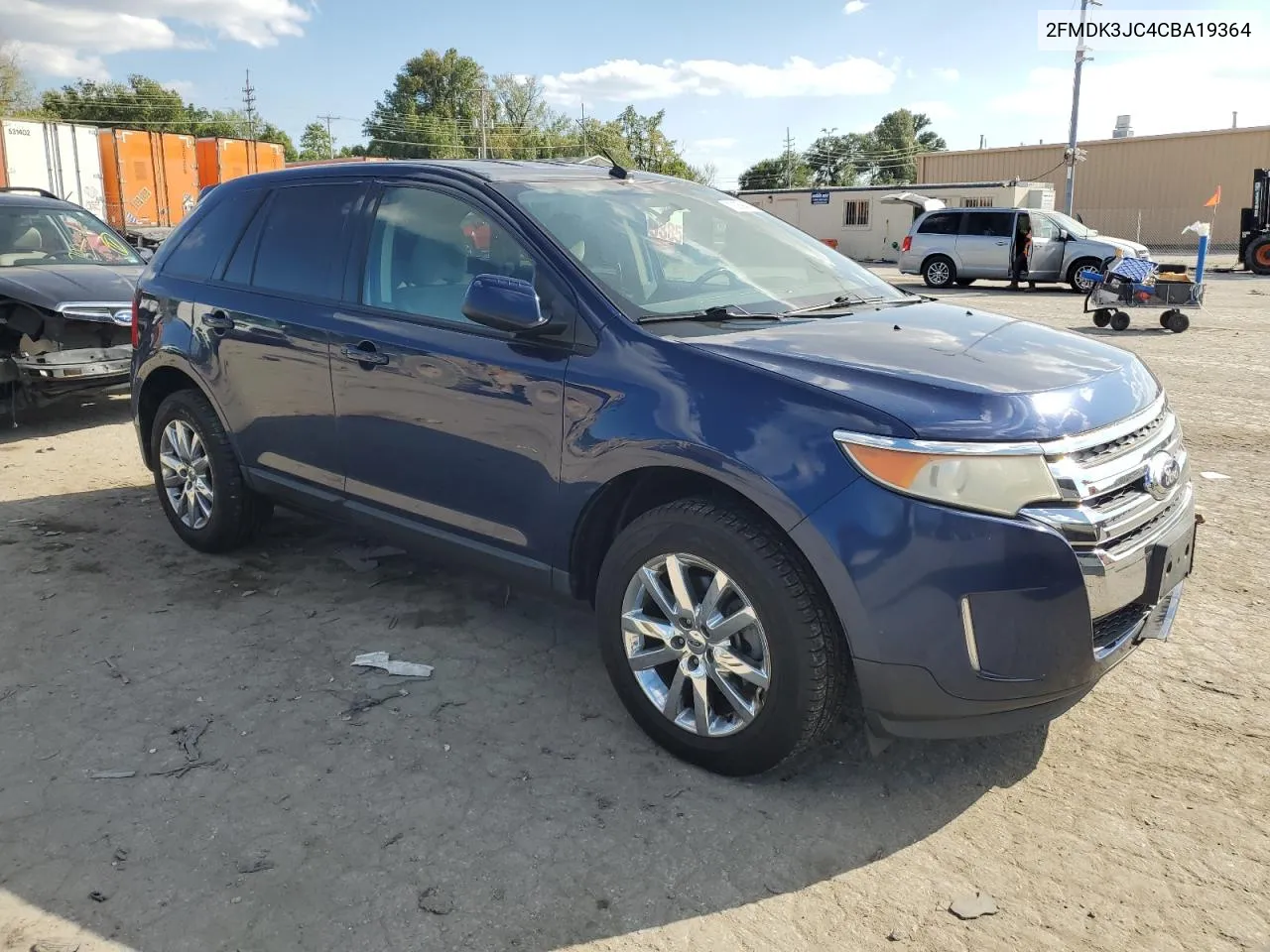 2012 Ford Edge Sel VIN: 2FMDK3JC4CBA19364 Lot: 70059464