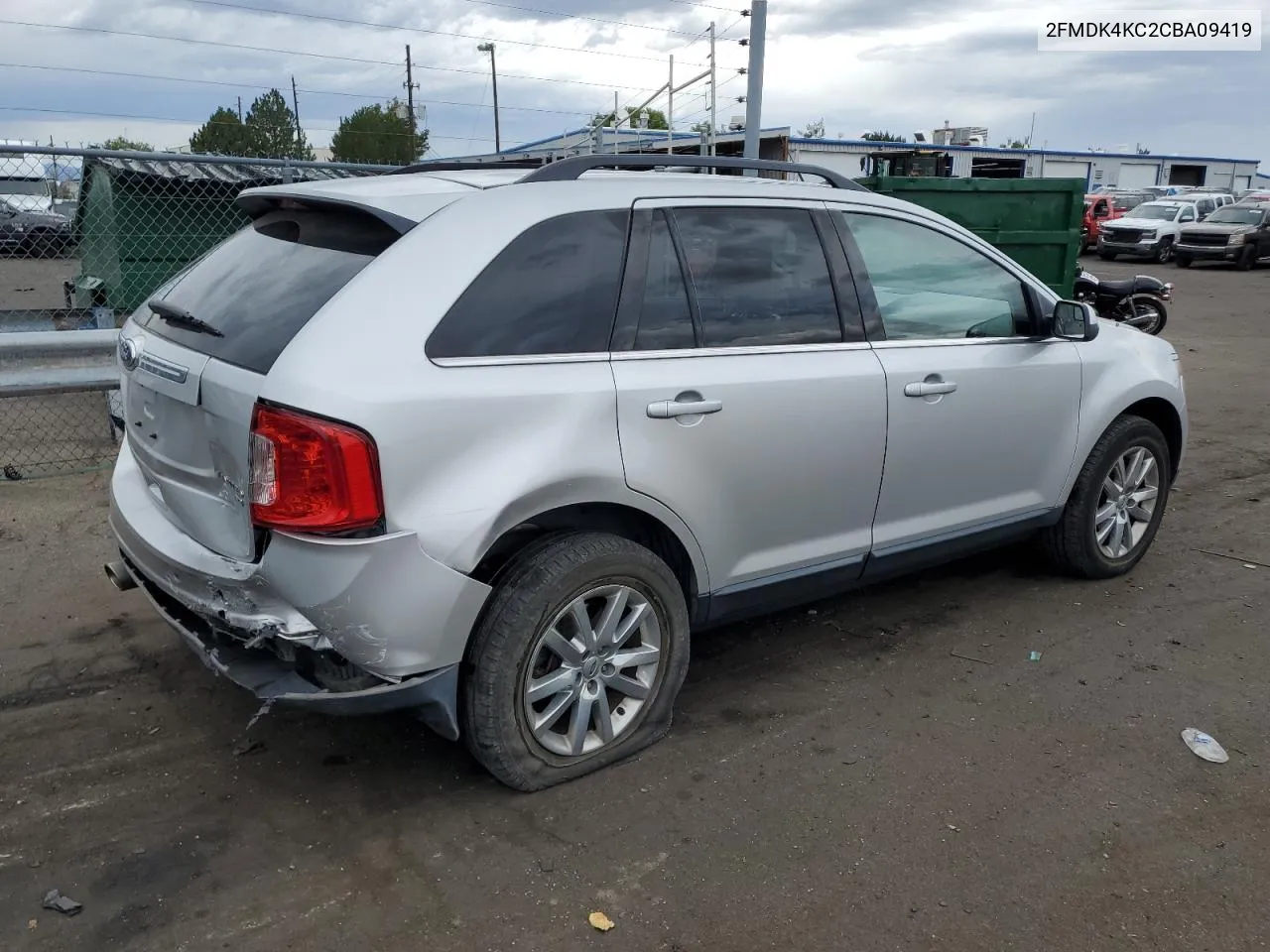 2012 Ford Edge Limited VIN: 2FMDK4KC2CBA09419 Lot: 70236424