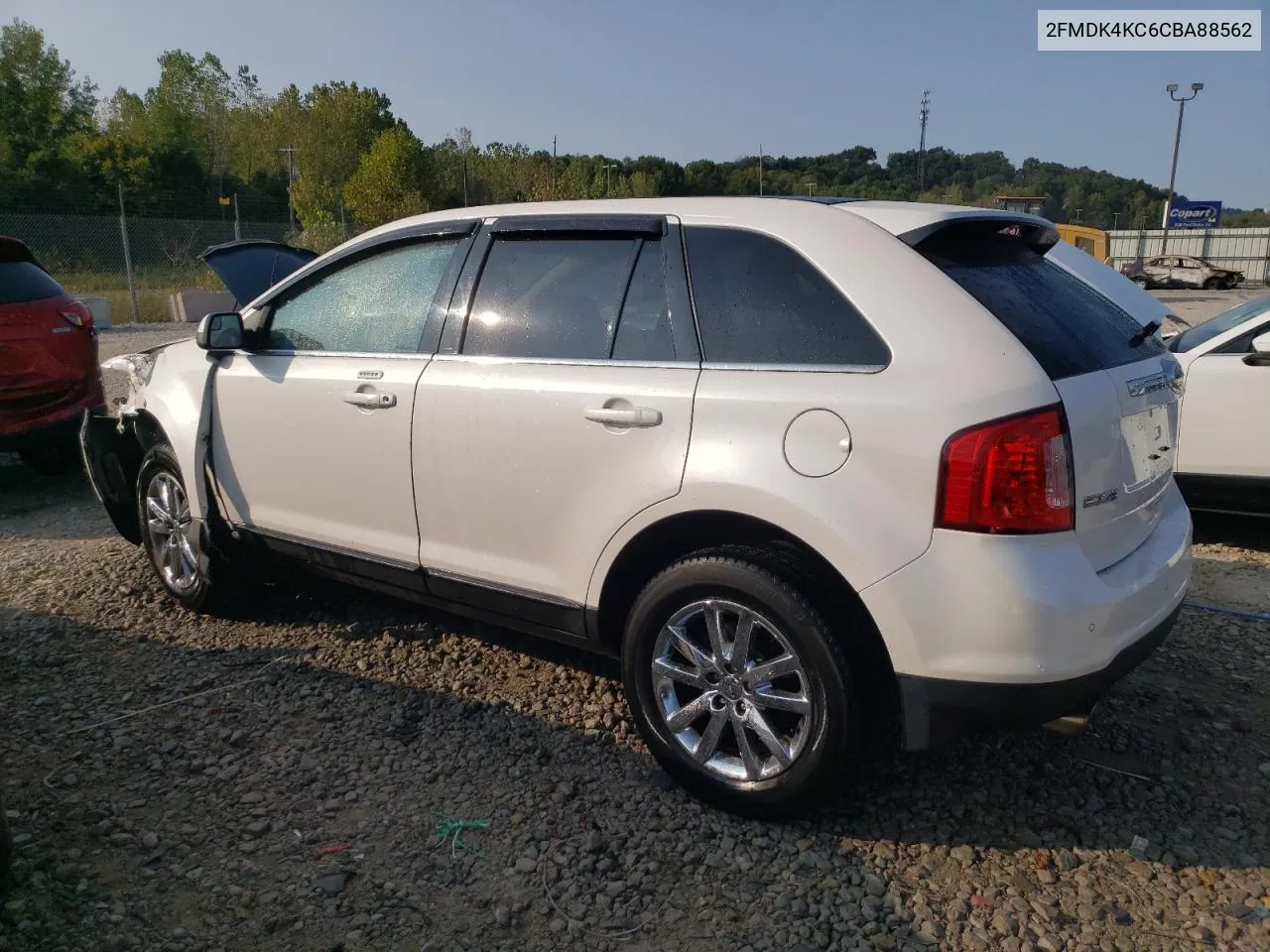 2012 Ford Edge Limited VIN: 2FMDK4KC6CBA88562 Lot: 70401334