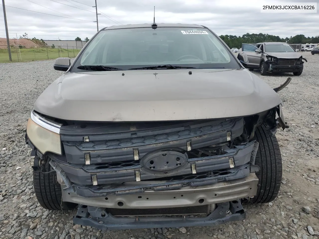 2012 Ford Edge Sel VIN: 2FMDK3JCXCBA16226 Lot: 70444694