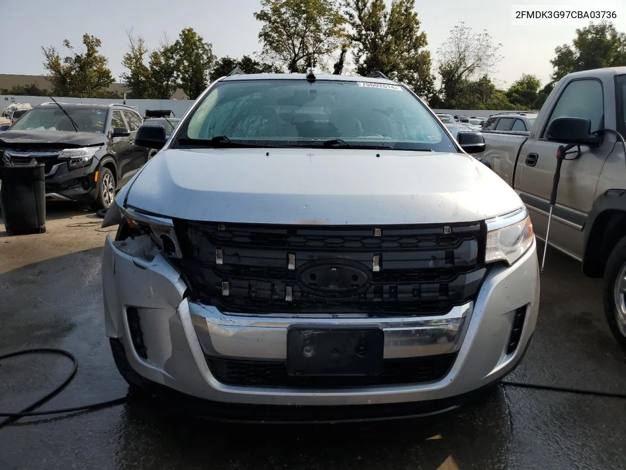 2012 Ford Edge Se VIN: 2FMDK3G97CBA03736 Lot: 70602514