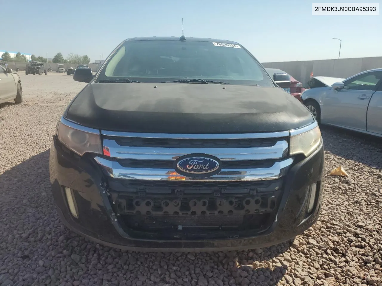 2012 Ford Edge Sel VIN: 2FMDK3J90CBA95393 Lot: 70636384