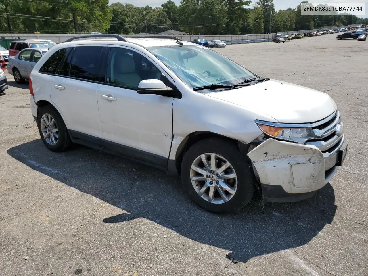 2012 Ford Edge Sel VIN: 2FMDK3J91CBA77744 Lot: 71550824