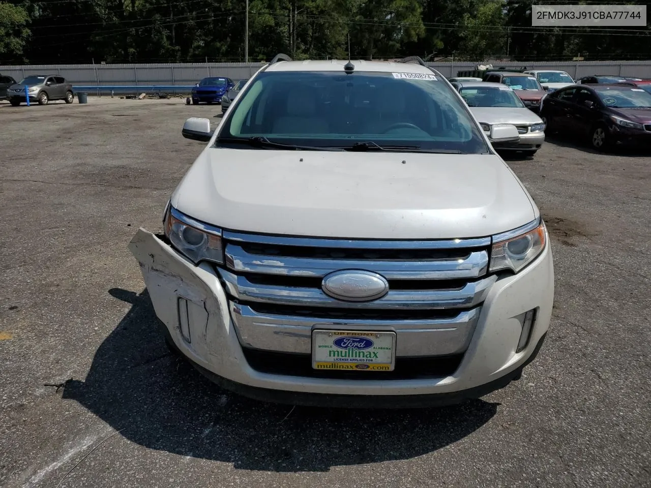 2012 Ford Edge Sel VIN: 2FMDK3J91CBA77744 Lot: 71550824