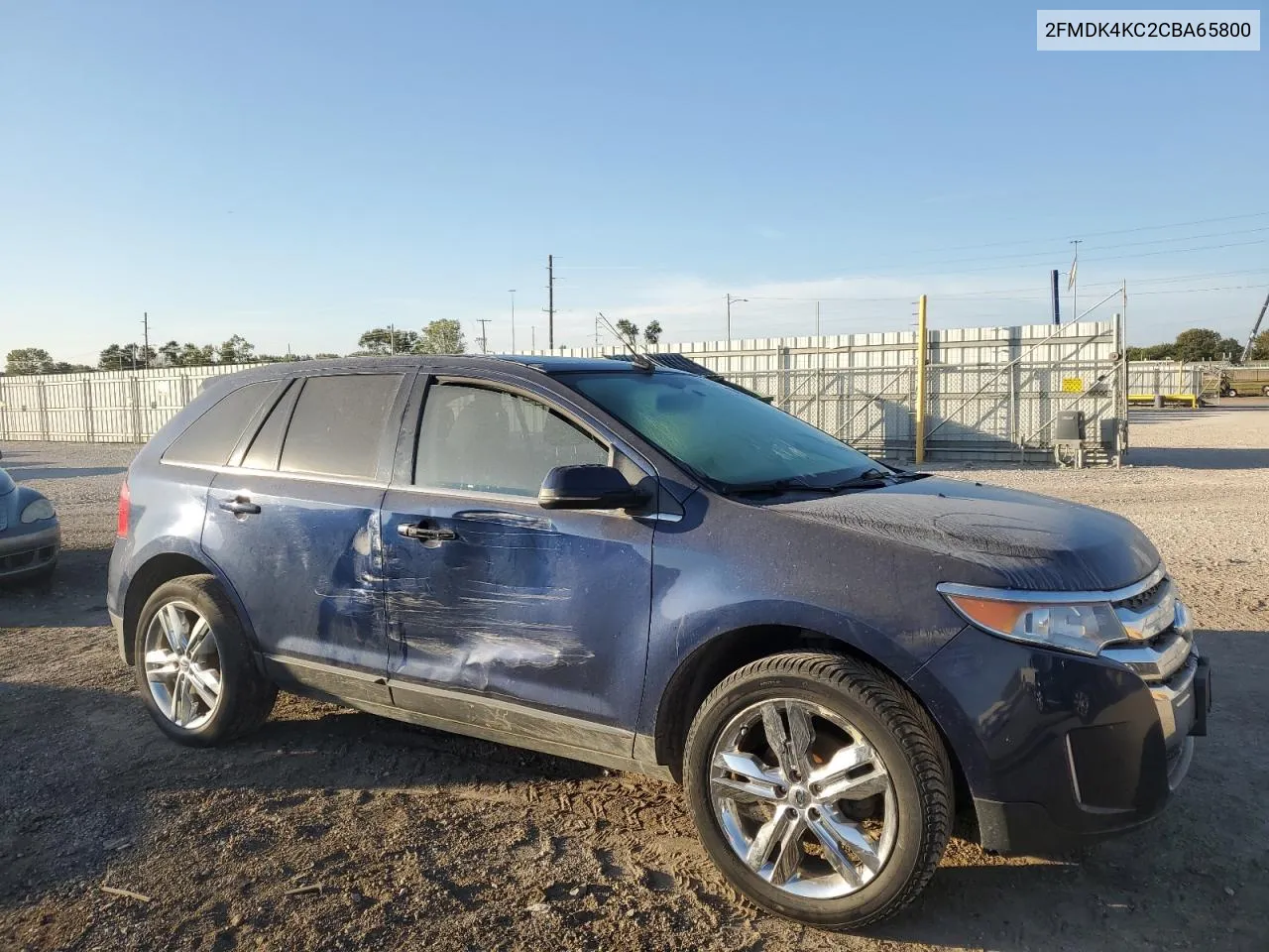 2012 Ford Edge Limited VIN: 2FMDK4KC2CBA65800 Lot: 71661004