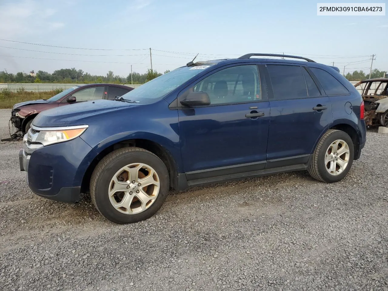 2012 Ford Edge Se VIN: 2FMDK3G91CBA64273 Lot: 72121234