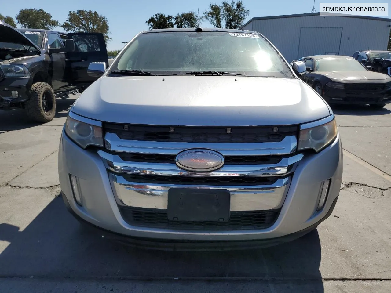 2012 Ford Edge Sel VIN: 2FMDK3J94CBA08353 Lot: 72757104