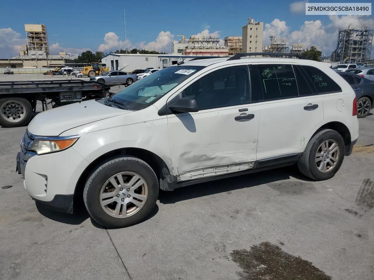 2012 Ford Edge Se VIN: 2FMDK3GC5CBA18490 Lot: 73135614