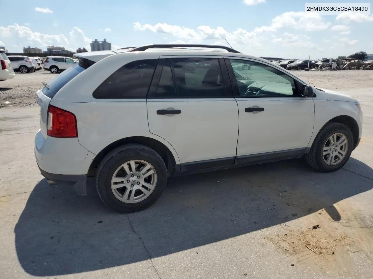 2012 Ford Edge Se VIN: 2FMDK3GC5CBA18490 Lot: 73135614