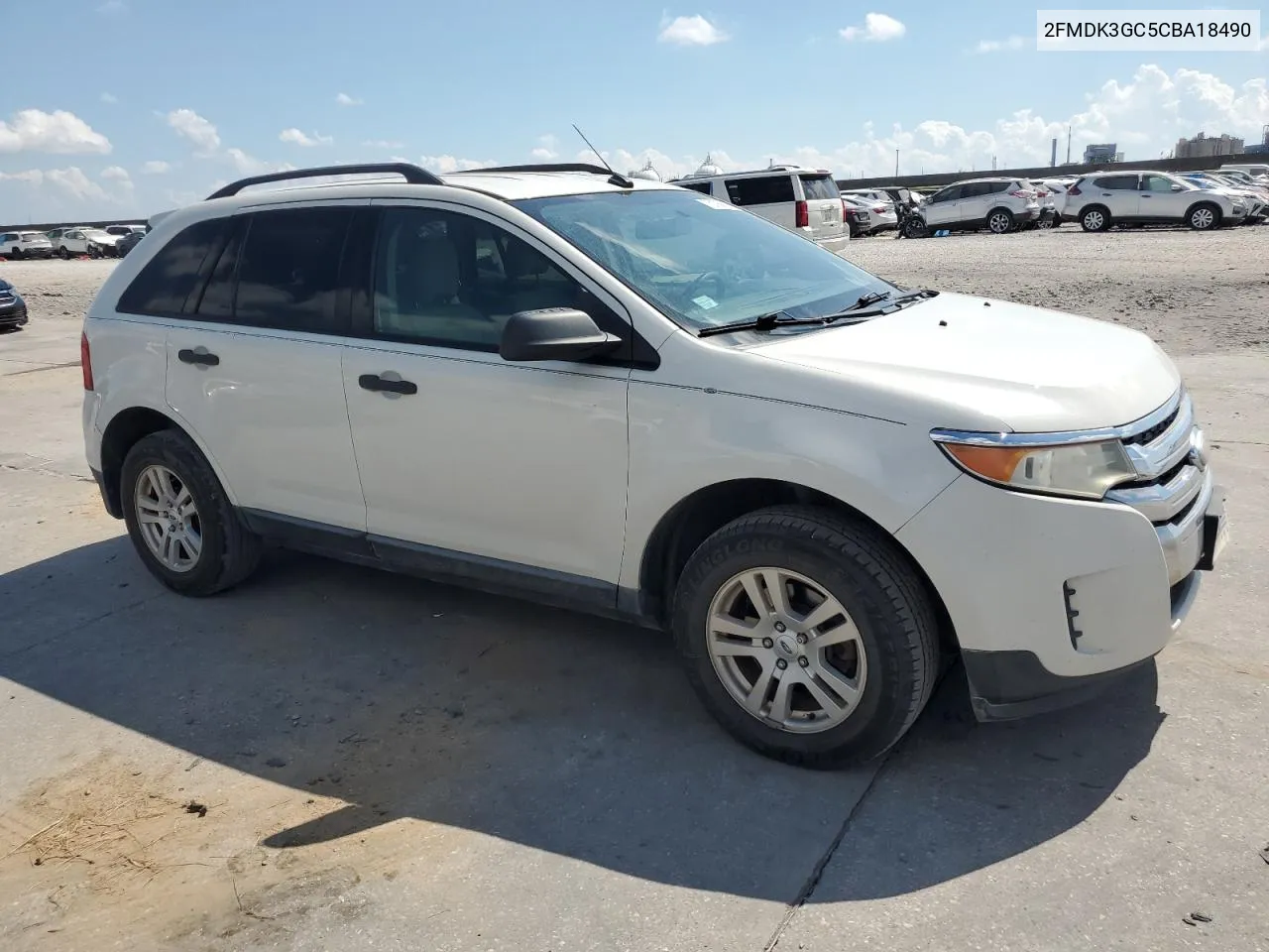 2012 Ford Edge Se VIN: 2FMDK3GC5CBA18490 Lot: 73135614