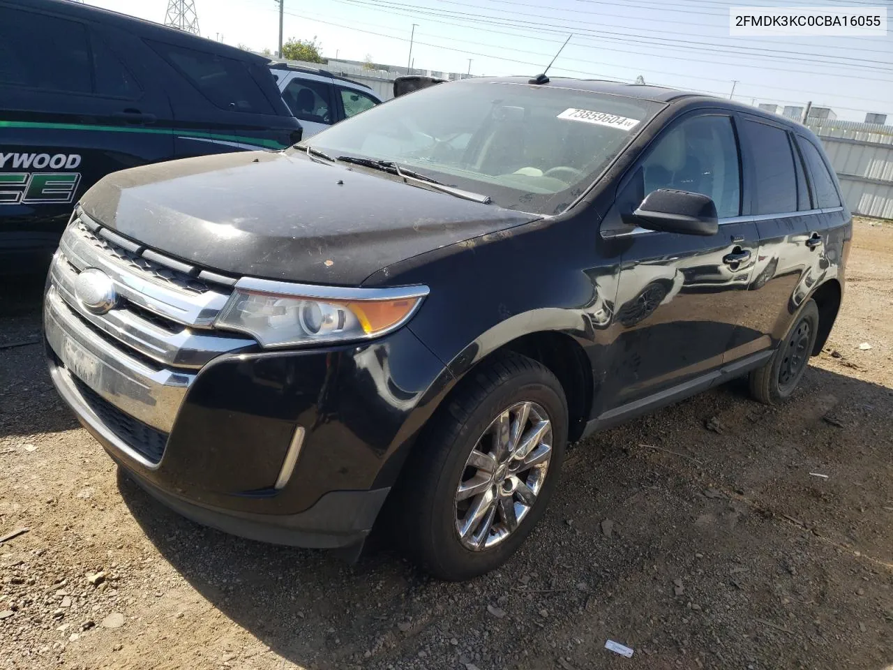 2012 Ford Edge Limited VIN: 2FMDK3KC0CBA16055 Lot: 73859604