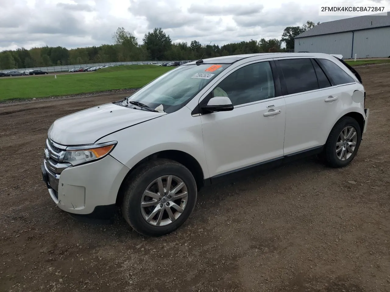 2012 Ford Edge Limited VIN: 2FMDK4KC8CBA72847 Lot: 73962624