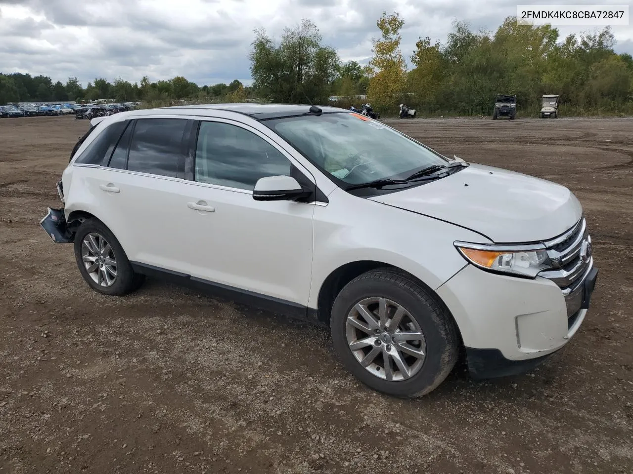 2012 Ford Edge Limited VIN: 2FMDK4KC8CBA72847 Lot: 73962624