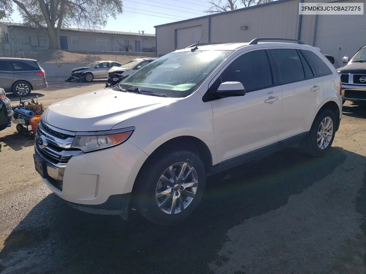 2FMDK3JC1CBA27275 2012 Ford Edge Sel