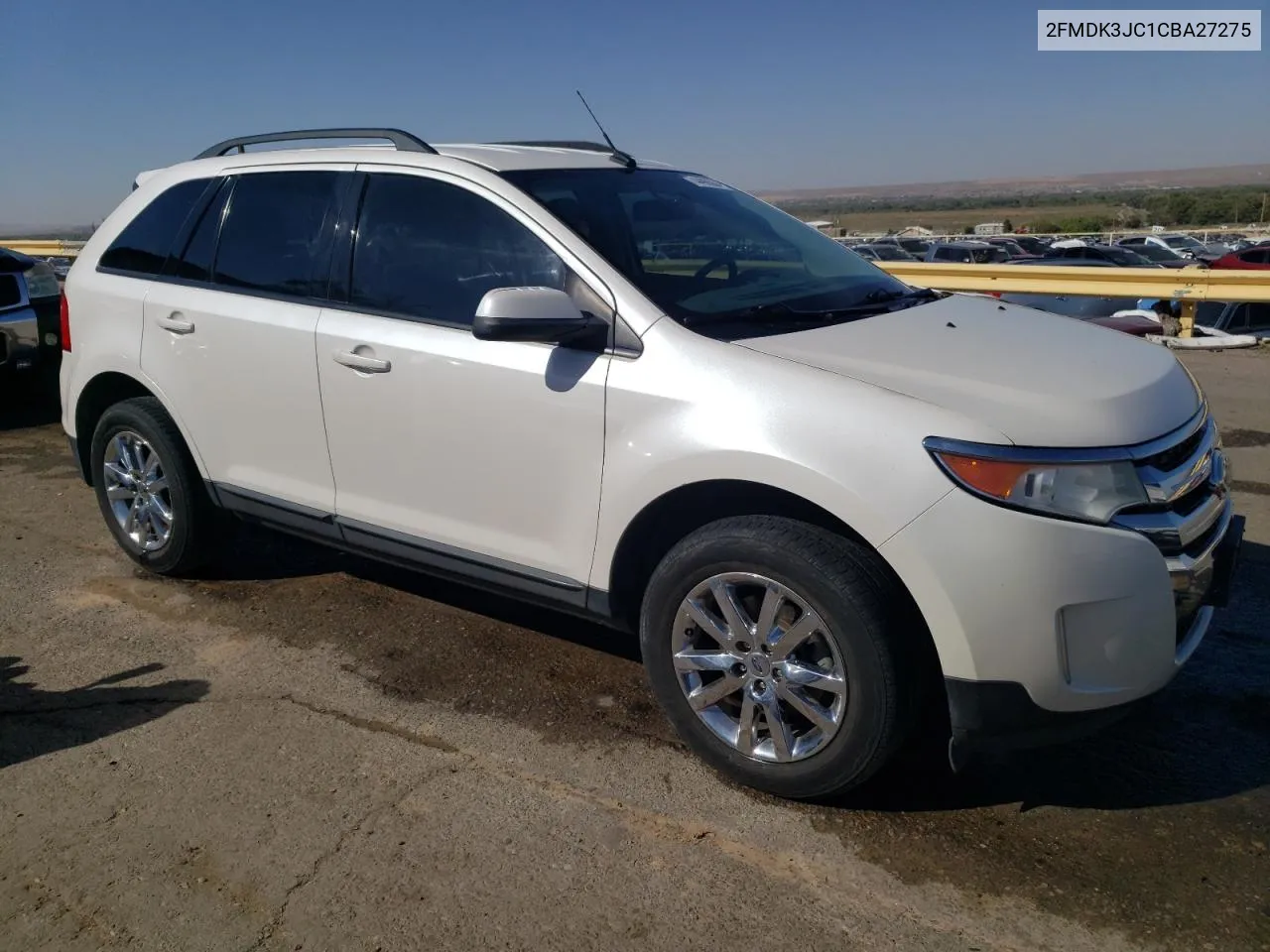 2012 Ford Edge Sel VIN: 2FMDK3JC1CBA27275 Lot: 74490564