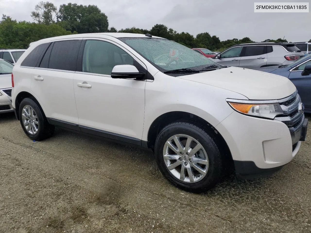 2012 Ford Edge Limited VIN: 2FMDK3KC1CBA11835 Lot: 75008144